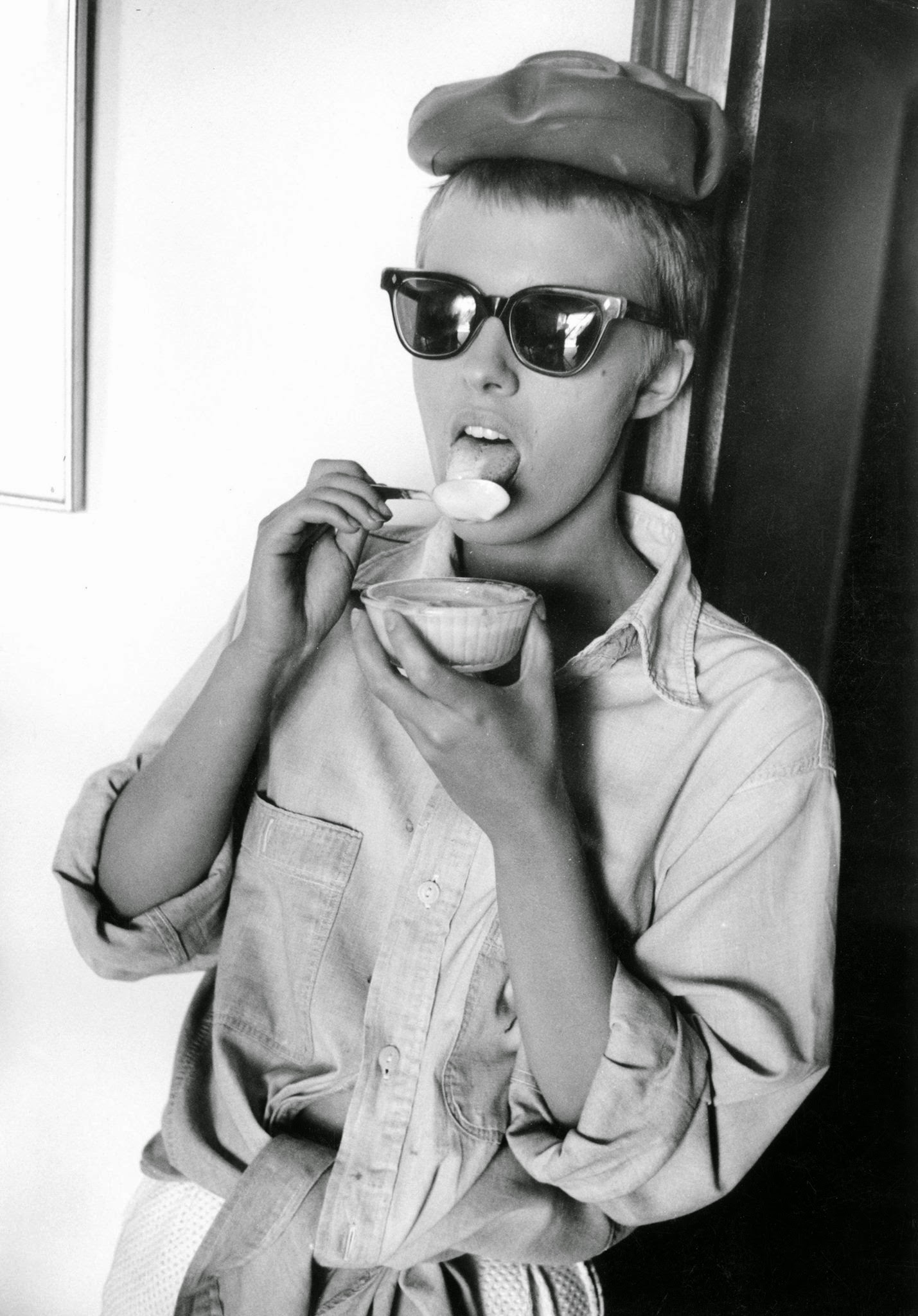 Jean Seberg During Filming Of &Amp;Quot;Bonjour Tristesse&Amp;Quot; In France, 1957.
