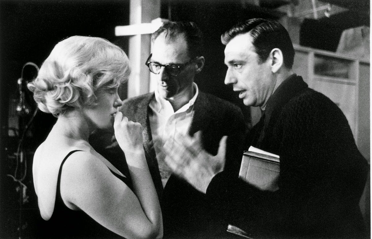 Marilyn Monroe Digests What Is Proposed On Set Of &Amp;Quot;Let'S Make Love&Amp;Quot; With Yves Montand And Husband Arthur Miller, 1960.