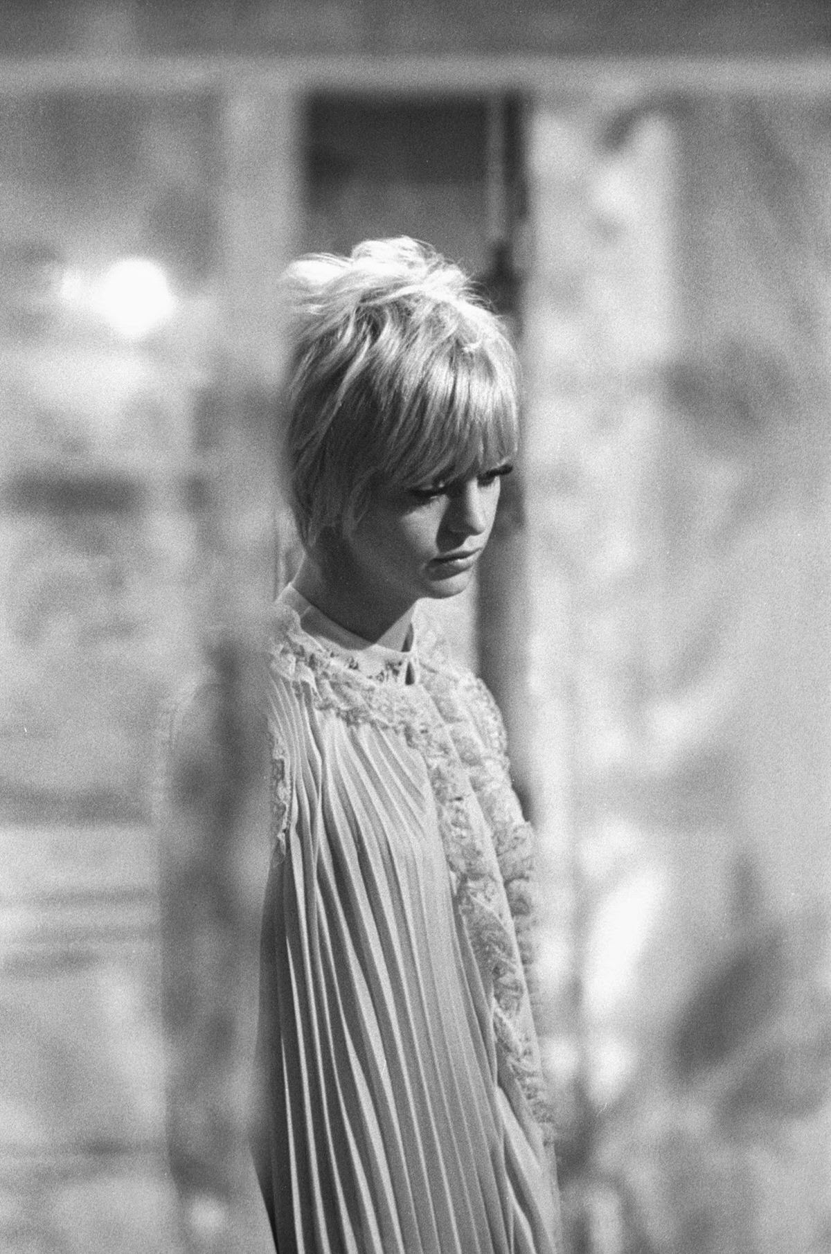 A Pensive Goldie Hawn On The Columbia Studios Set Of &Amp;Quot;Cactus Flower,&Amp;Quot; 1969.