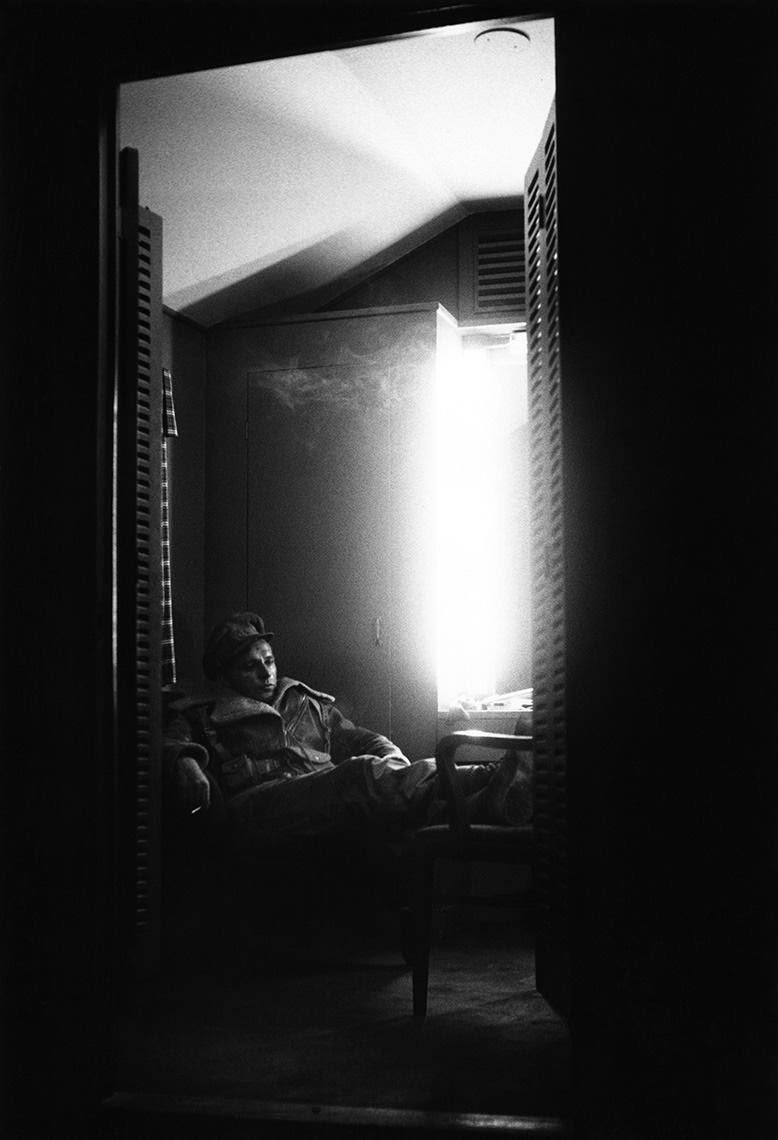 Richard Burton In His 20Th Century Fox Dressing Room During Filming On &Amp;Quot;The Desert Rats,&Amp;Quot; 1953.
