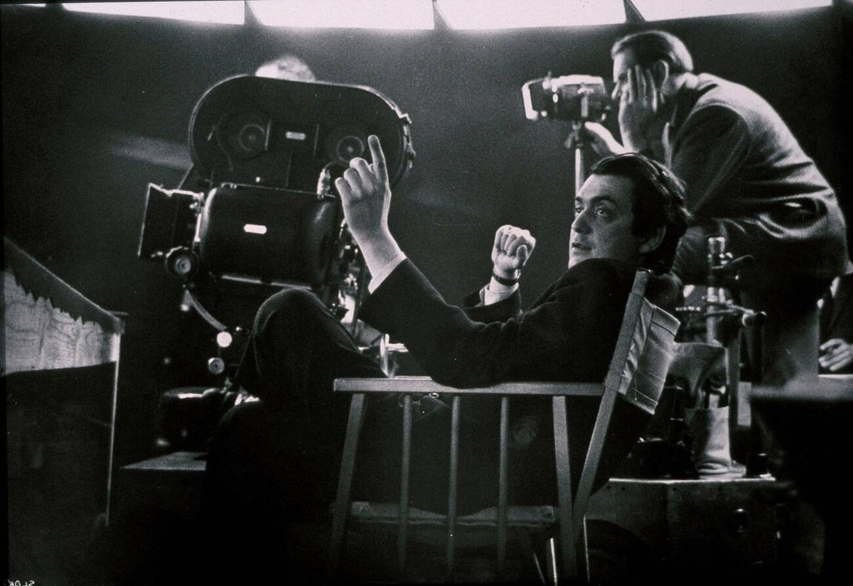 Stanley Kubrick On Set, Dr. Strangelove, 1964