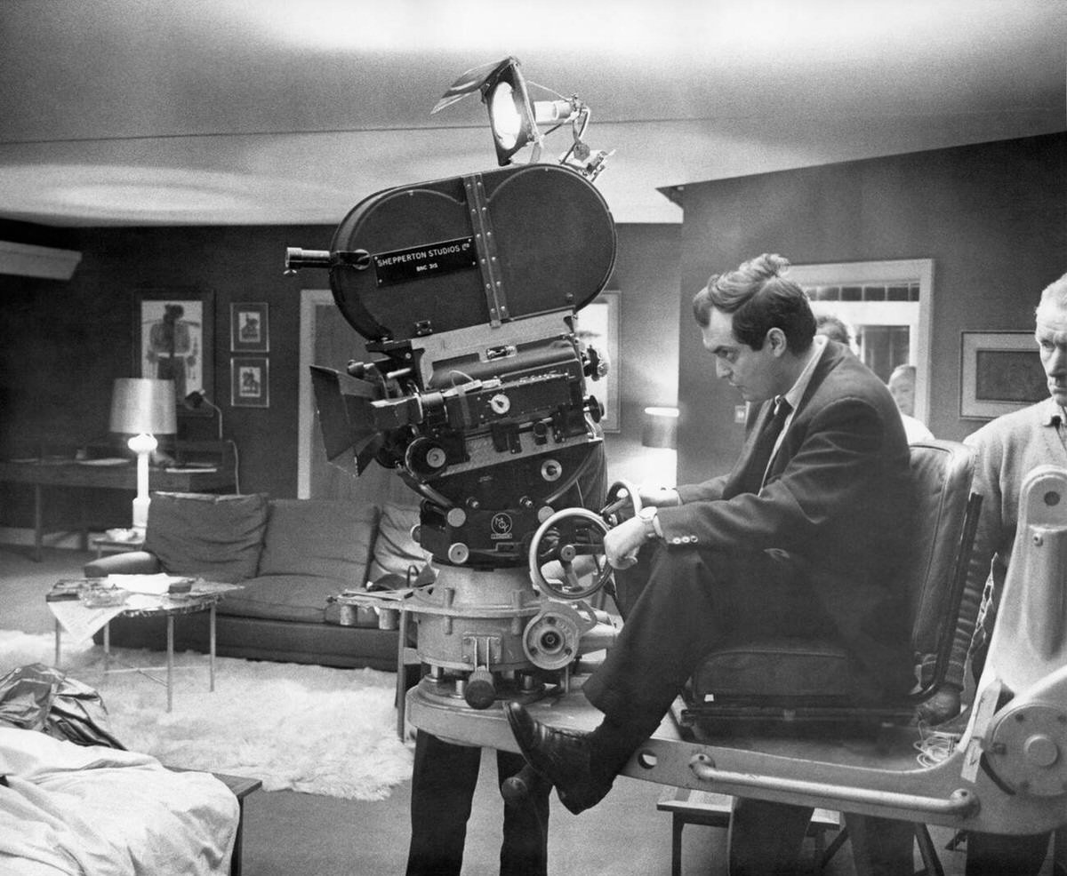 Stanley Kubrick On Set, Dr. Strangelove, 1964