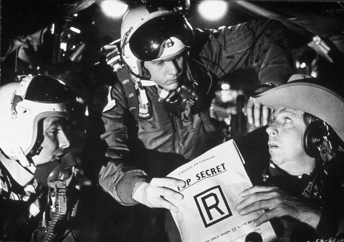 Stanley Kubrick On Set, Dr. Strangelove, 1964