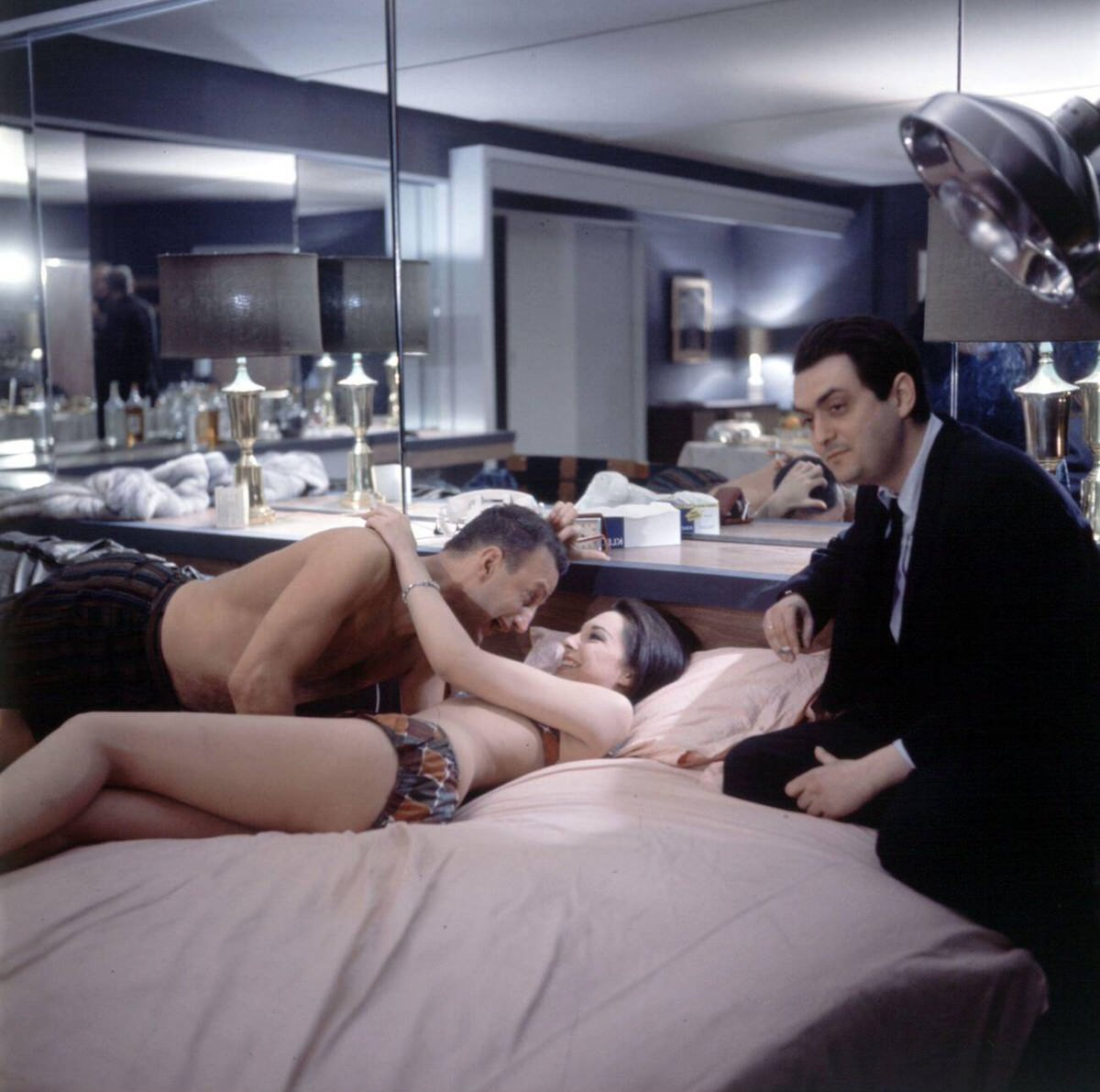 George C. Scott And Stanley Kubrick On Set, Dr. Strangelove, 1964