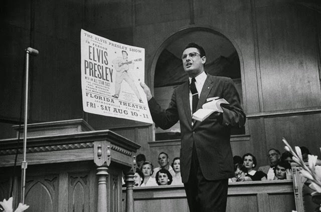 Baptist Preacher Robert Gray Denounces Elvis In Jacksonville, Fl.