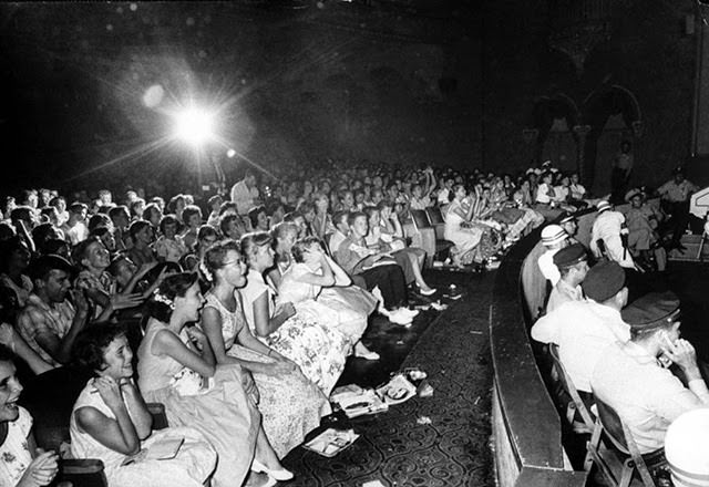 Teenage Fans During Elvis' Appearance At The Florida Theatre.