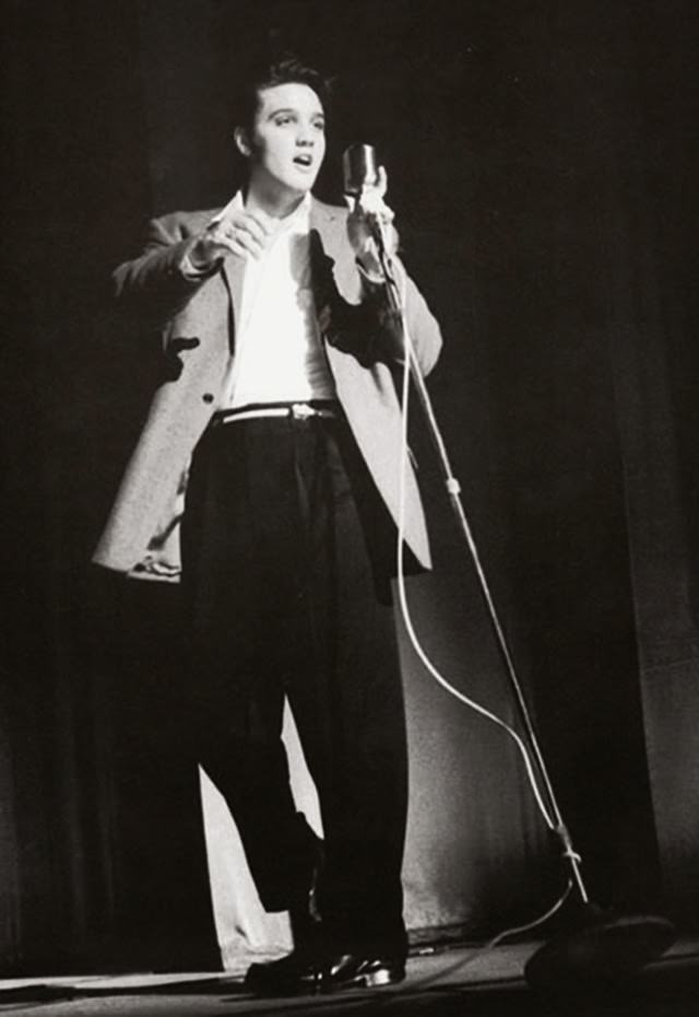 Elvis Presley Performs At One Of His Two Concerts At The Florida Theatre On August 10 &Amp;Amp; 11, 1956.
