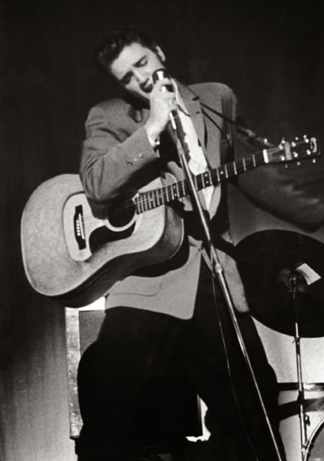 Elvis Presley Performs At One Of His Two Concerts At The Florida Theatre On August 10 &Amp;Amp; 11, 1956.