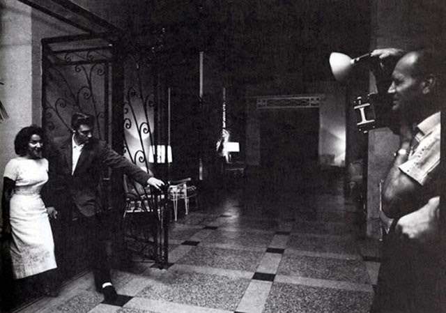 Elvis And The Contest Winner, Andrea June Stephens, Walked Into The Hotel Lobby, August 10, 1956, Jacksonville.