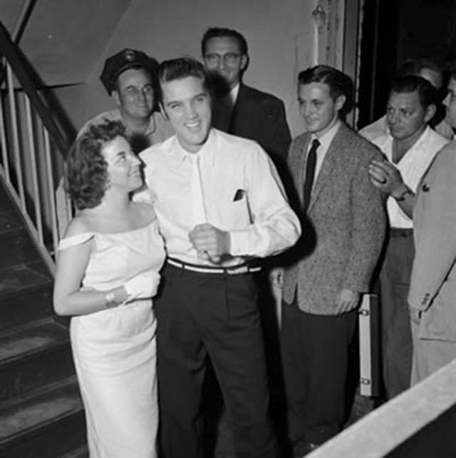 Elvis And The Contest Winner, Andrea June Stephens, August 10, 1956, Jacksonville.
