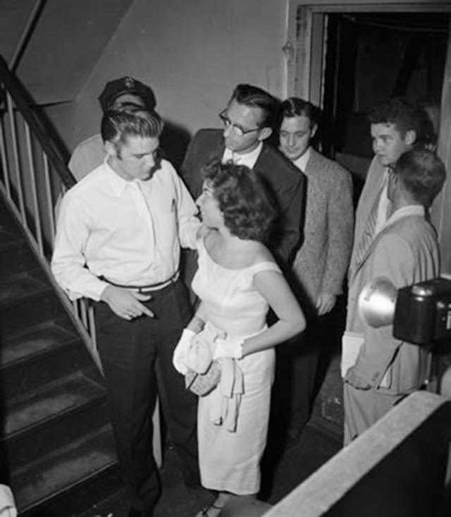 Elvis And The Contest Winner, Andrea June Stephens, August 10, 1956, Jacksonville.