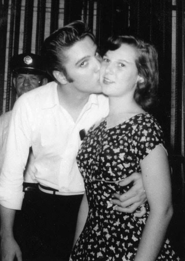 Elvis Presley And Kathy Campbel, August, 1956.