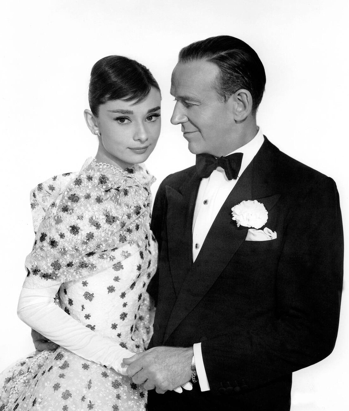 Audrey Hepburn And Fred Astaire In A Publicity Still, Funny Face, 1956
