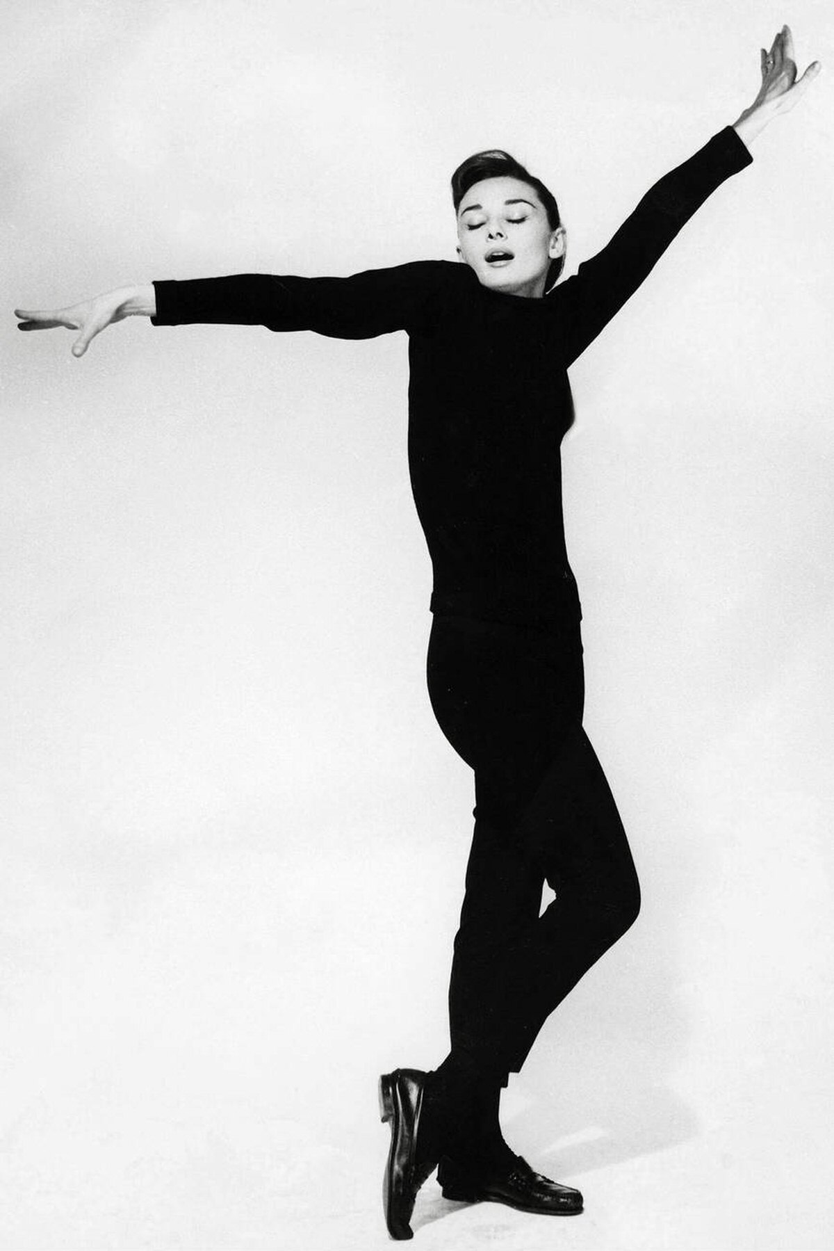Audrey Hepburn In A Scene From The Film, Funny Face, 1956