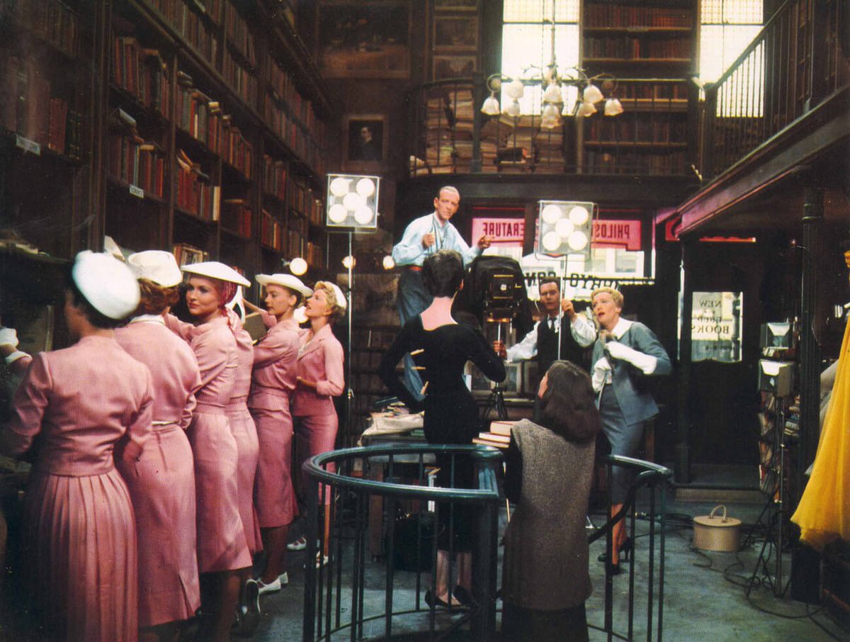 Fred Astaire And Audrey Hepburn, Funny Face, 1956