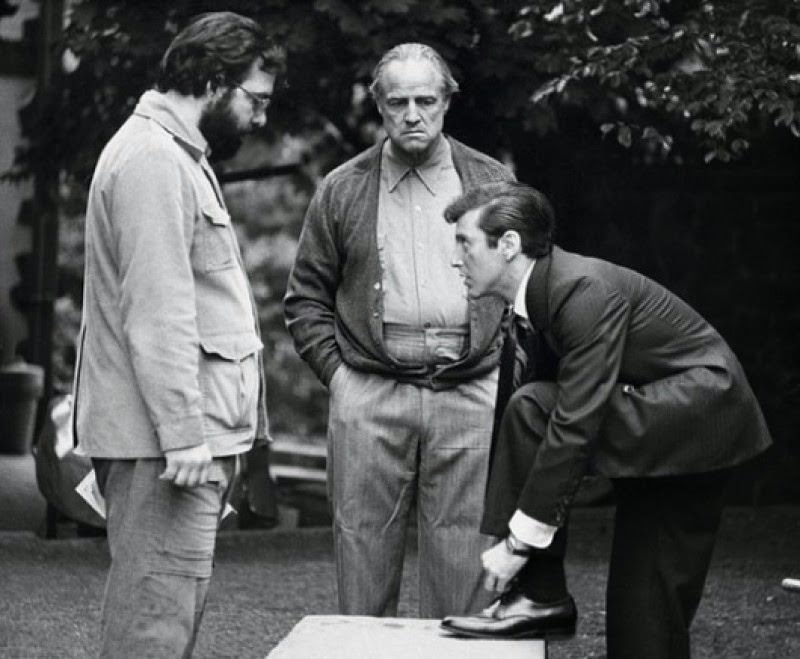 Coppola With His Two Leading Actors. The Godfather Would Launch Pacino’s Film Career And Revitalize Brando’s.