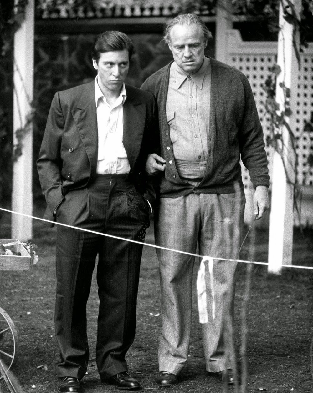 Pacino And Brando On Location.