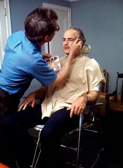 Makeup Artist Dick Smith Turns Brando Into Don Corleone.
