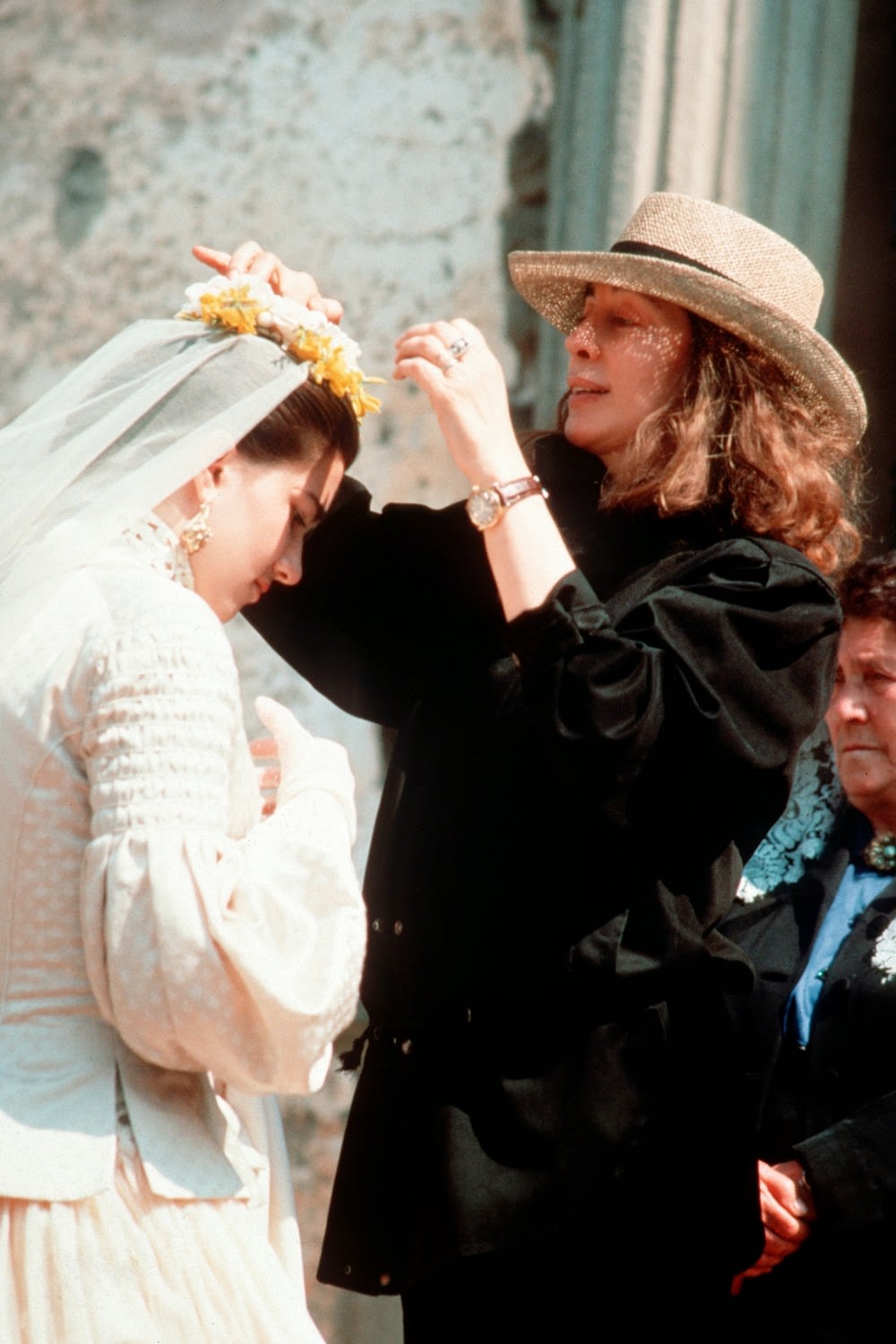 Costume Designer Milena Canonero Preps The Wedding Outfit For Michael Corleone’s Daughter Mary, Played In The Third Godfather Film By Sofia Coppola.