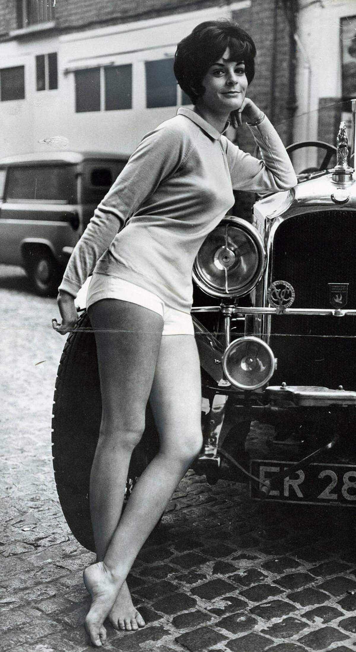 Jeanette Bradbury Wearing Hotpant In Ickenham, Essex, 1964