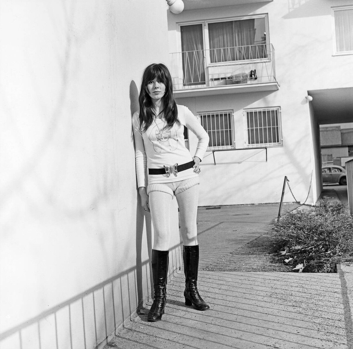Susan Aviles Wearing Hotpant In Munich, 1970