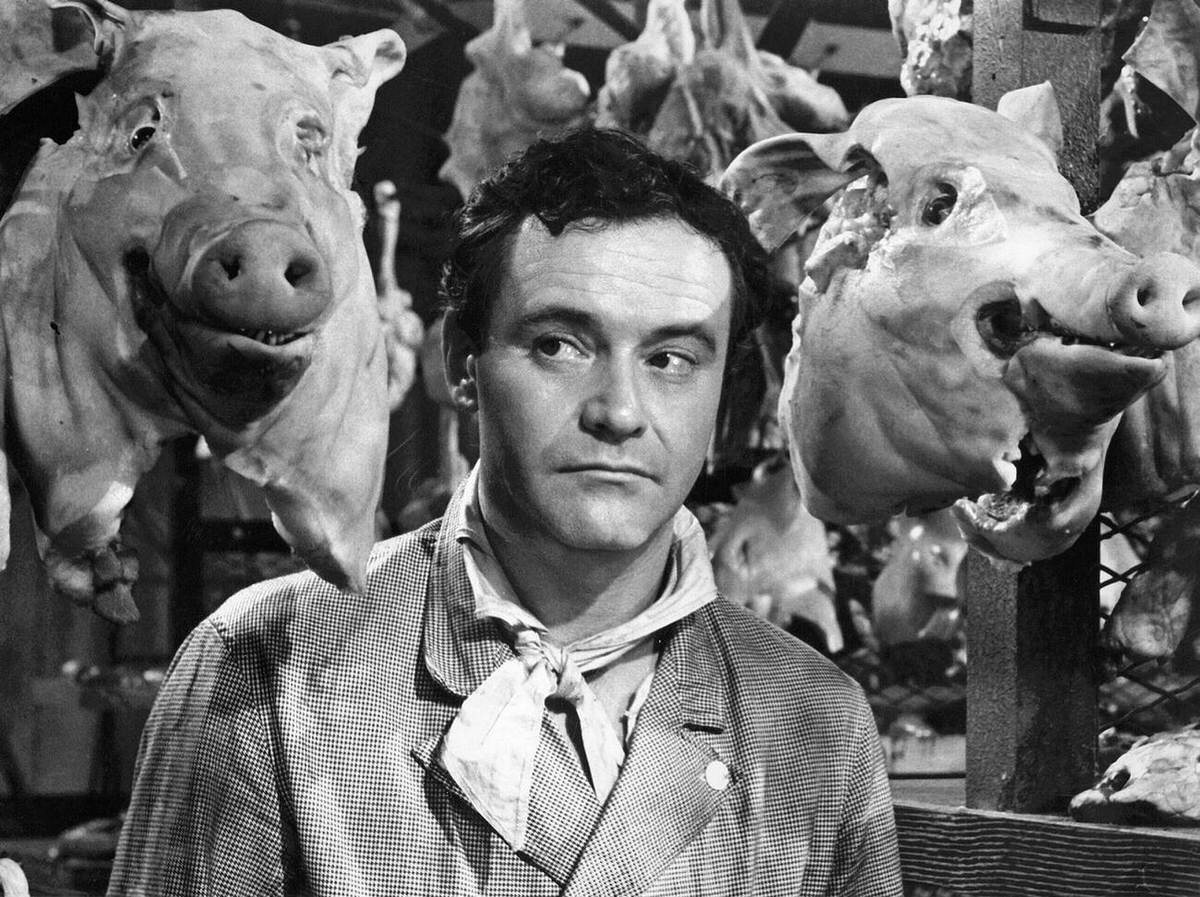Jack Lemmon As Nestor Patou In A Butcher Shop, Irma La Douce, 1963