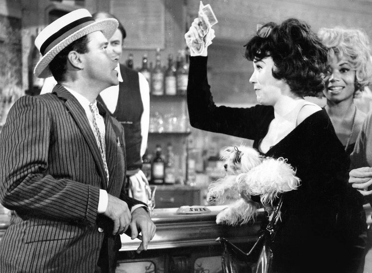 Jack Lemmon And Shirley Maclaine In A Bar Scene, Irma La Douce, 1963