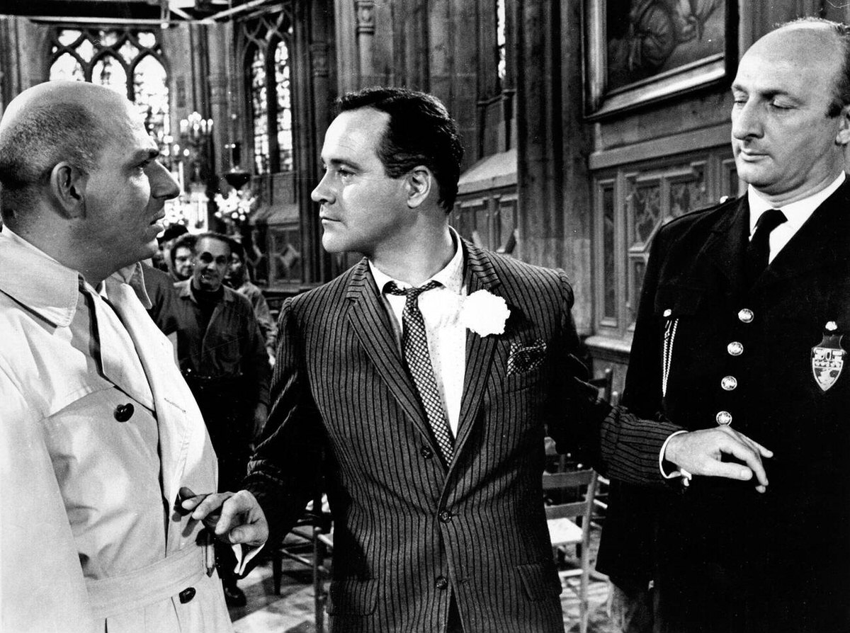 Jack Lemmon Being Escorted By Uniformed Men, Irma La Douce, 1963