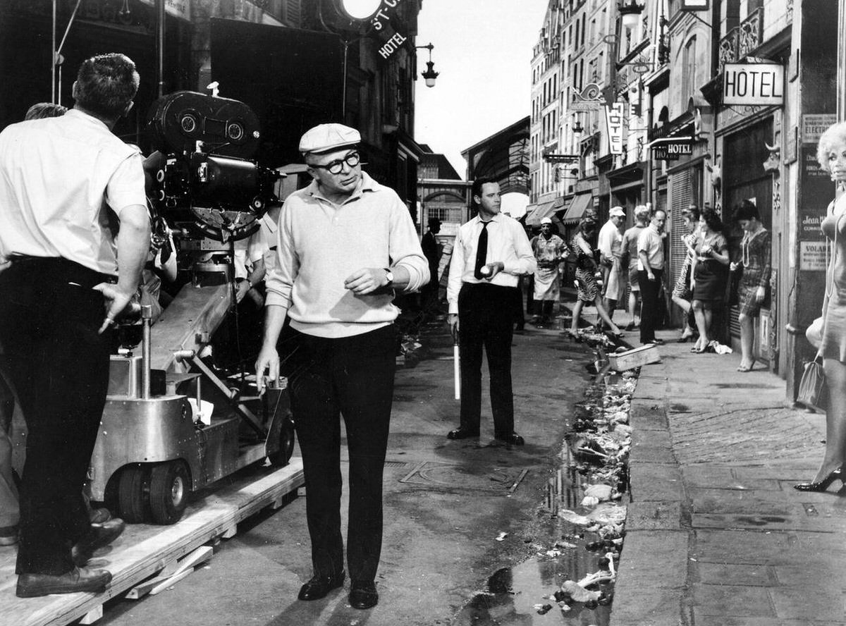 Billy Wilder And Jack Lemmon On Set, Irma La Douce, 1963