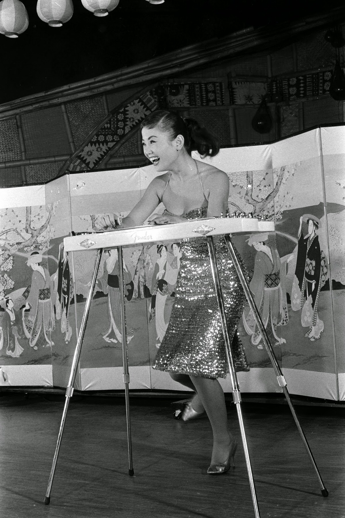 Ai-Ja Kim Performs On Stage, Chicago, 1960.