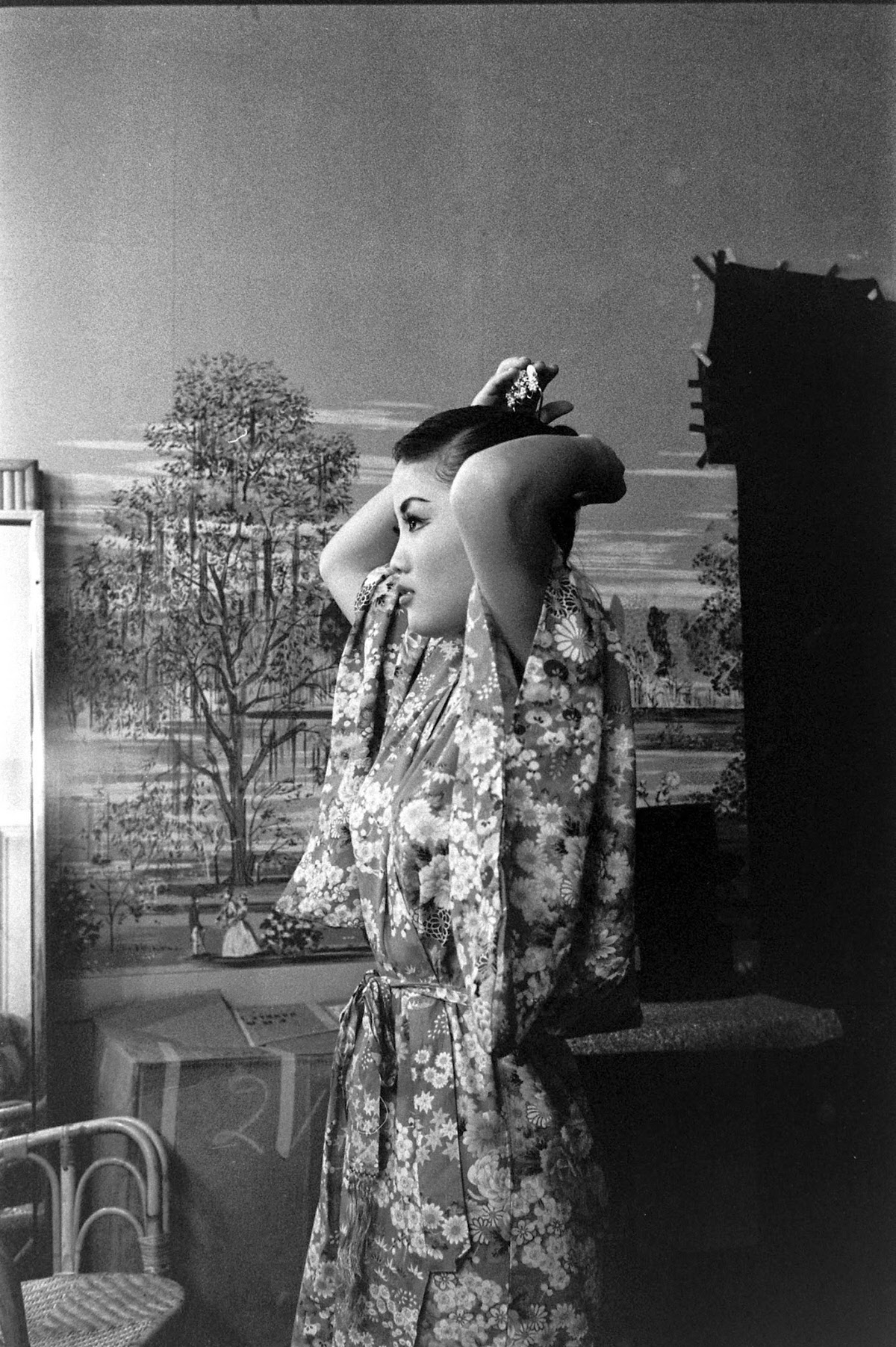 One Of The Kim Sisters, Mia, Chicago, 1960.
