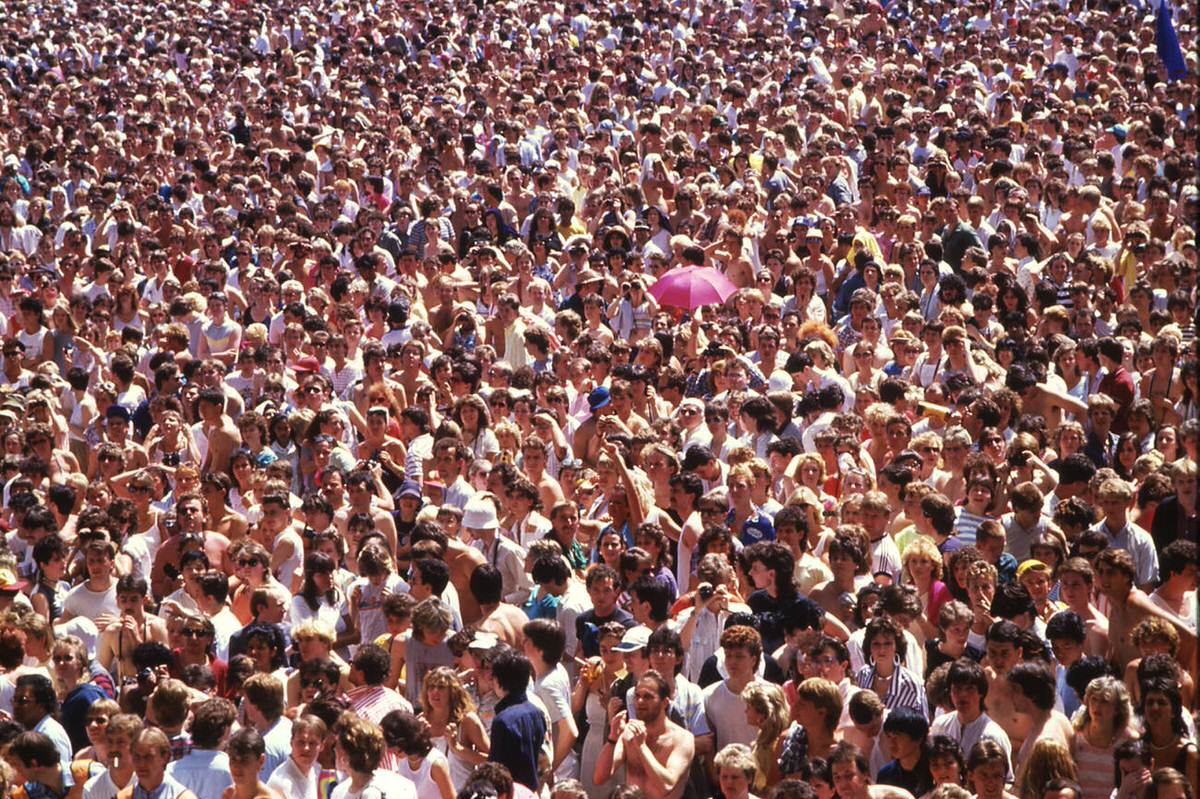 Live Aid At Wembley Stadium, 1985