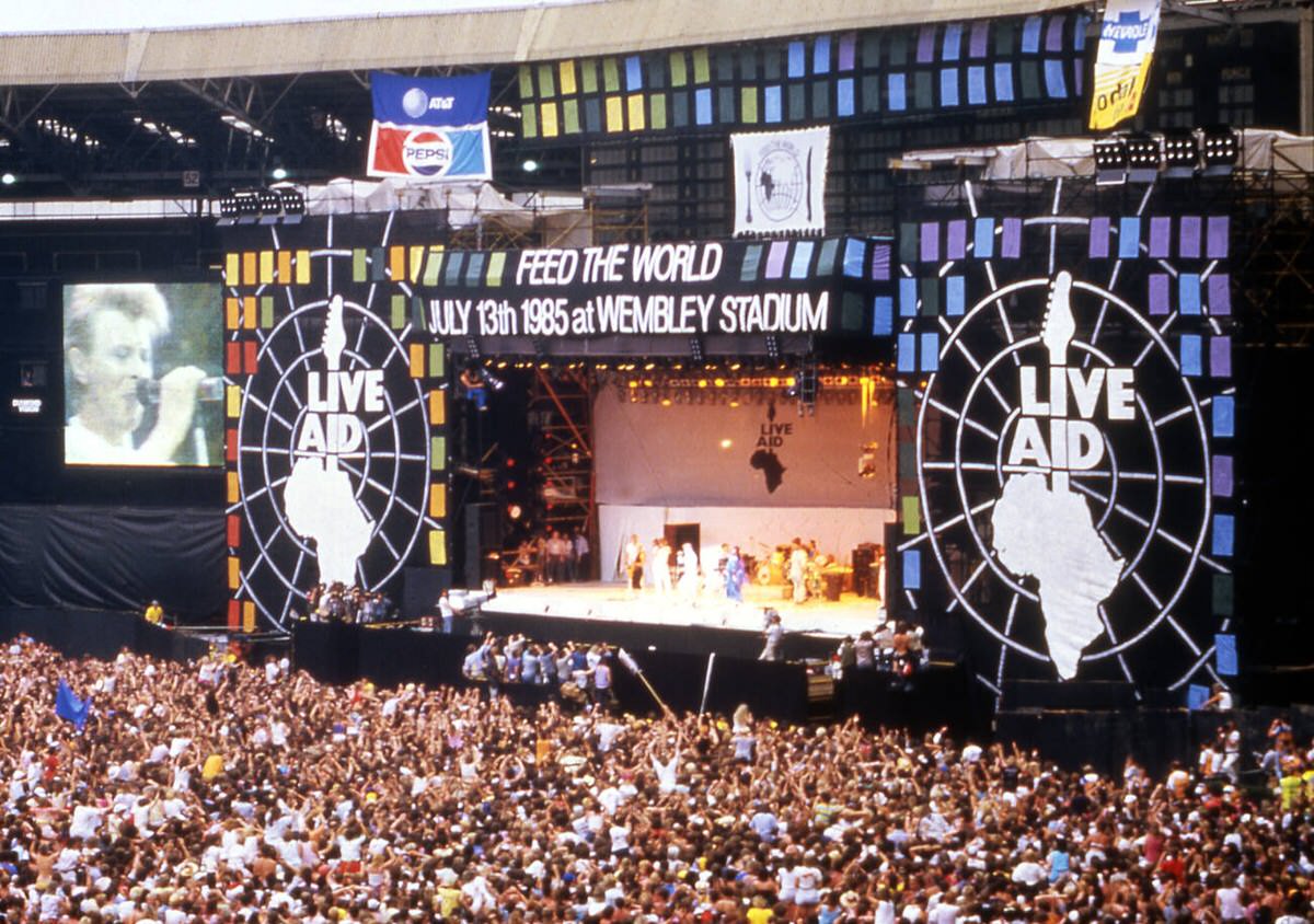 Live Aid At Wembley Stadium, 1985