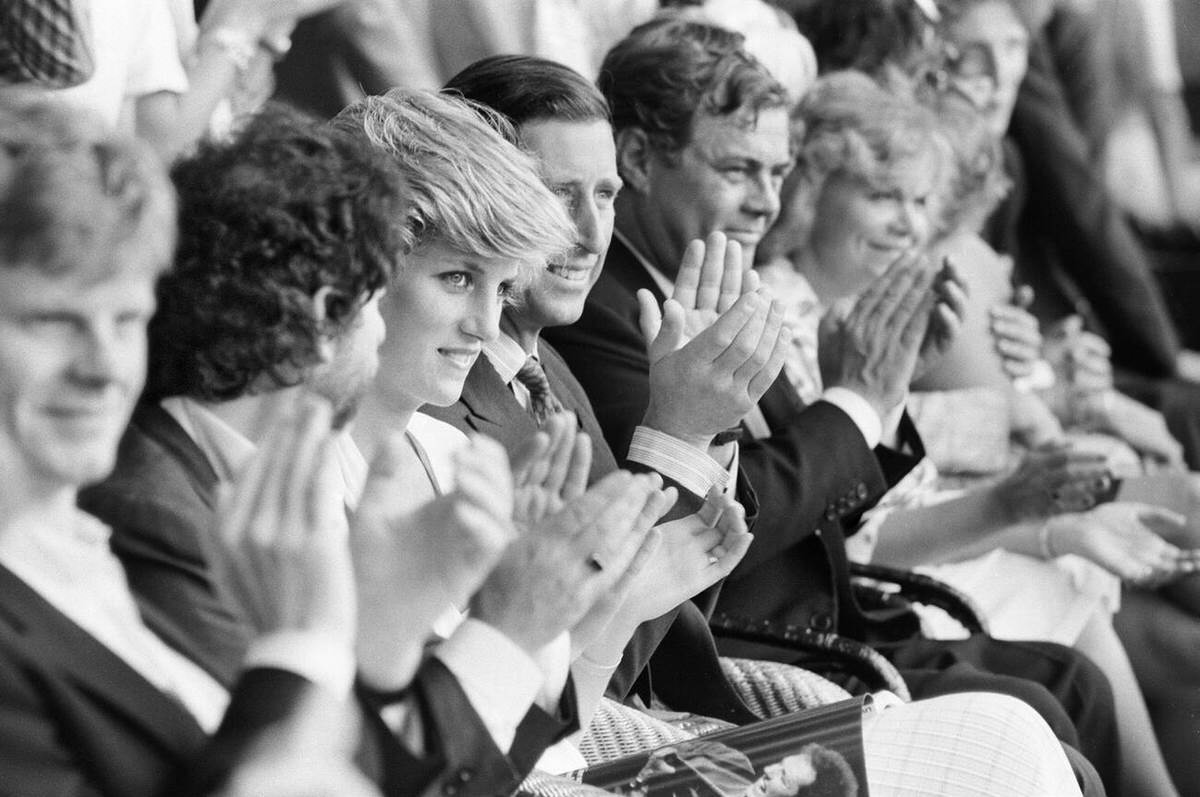 Princess Diana And Prince Charles Attending The Live Aid Concert At Wembley, 1985