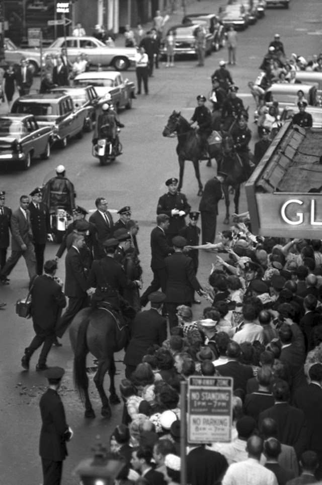 John F. Kennedy Enters Madison Square Garden Prior To A &Amp;Quot;Birthday Salute&Amp;Quot; In His Honor, New York, May 19, 1962.