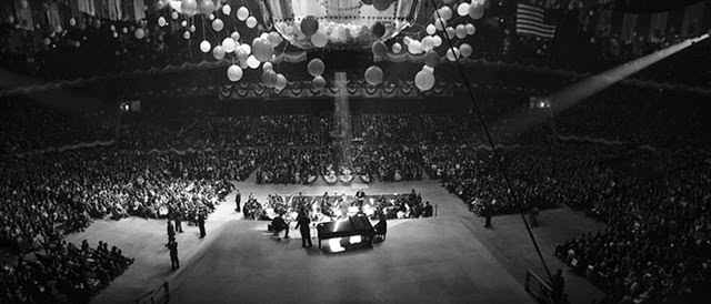 The Stage And Seating At Madison Square Garden During A &Amp;Quot;Birthday Salute&Amp;Quot; In Honor Of Jfk, New York, May 19, 1962.