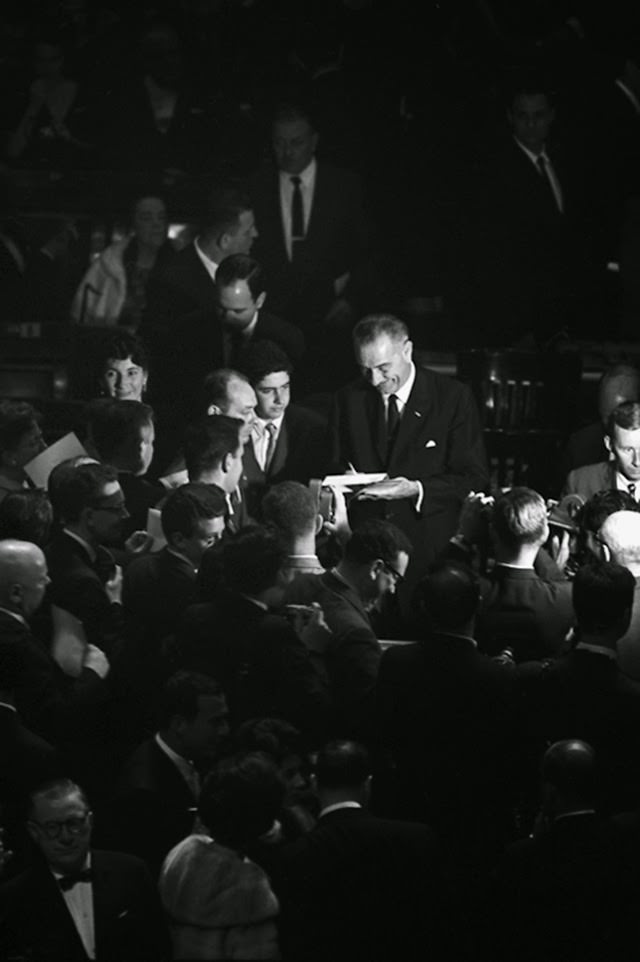 Vice President Lyndon Johnson, Madison Square Garden, New York, May 19, 1962.