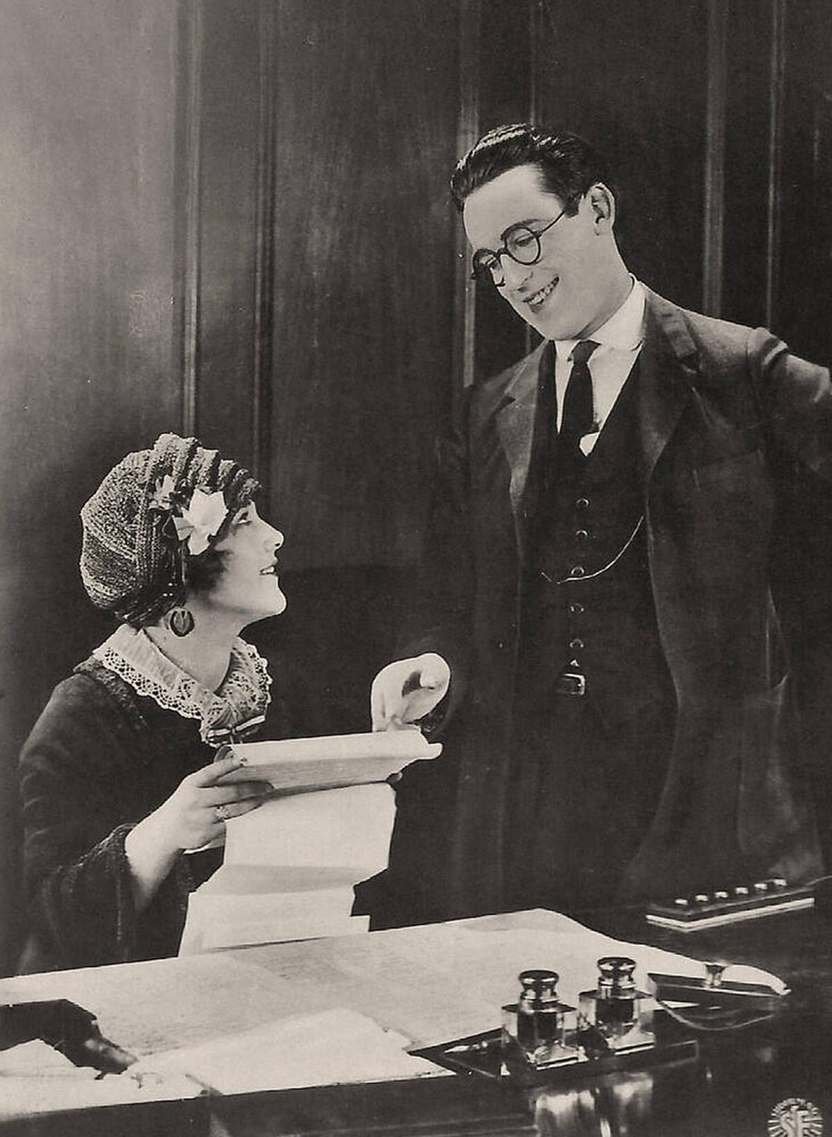 Harold Lloyd And Mildred Davis, Safety Last!, 1923