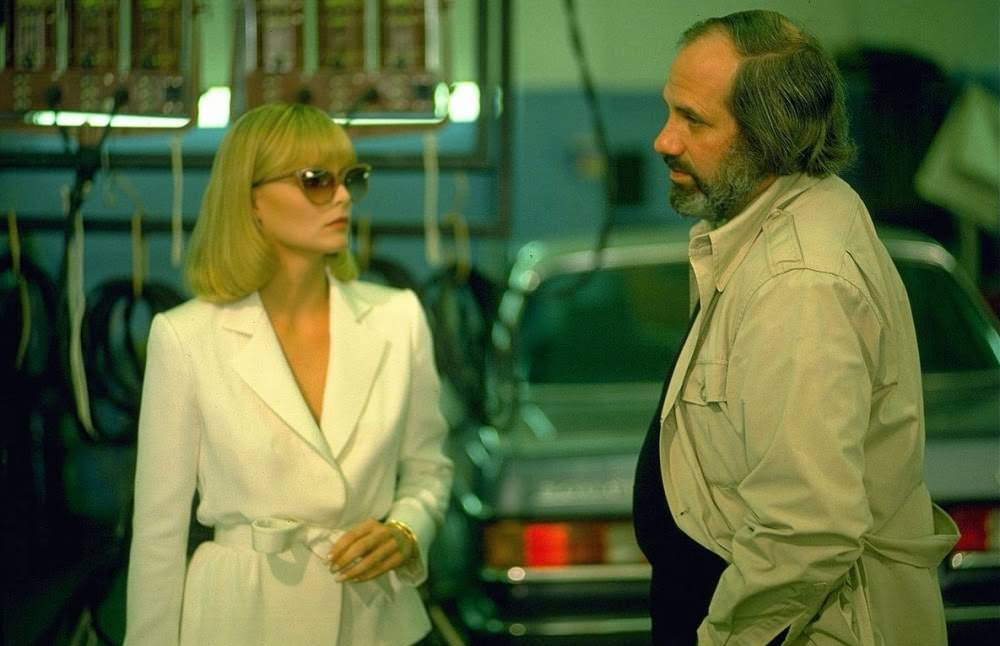 Michelle Pfeiffer And Brian De Palma On Location, Scarface, 1983