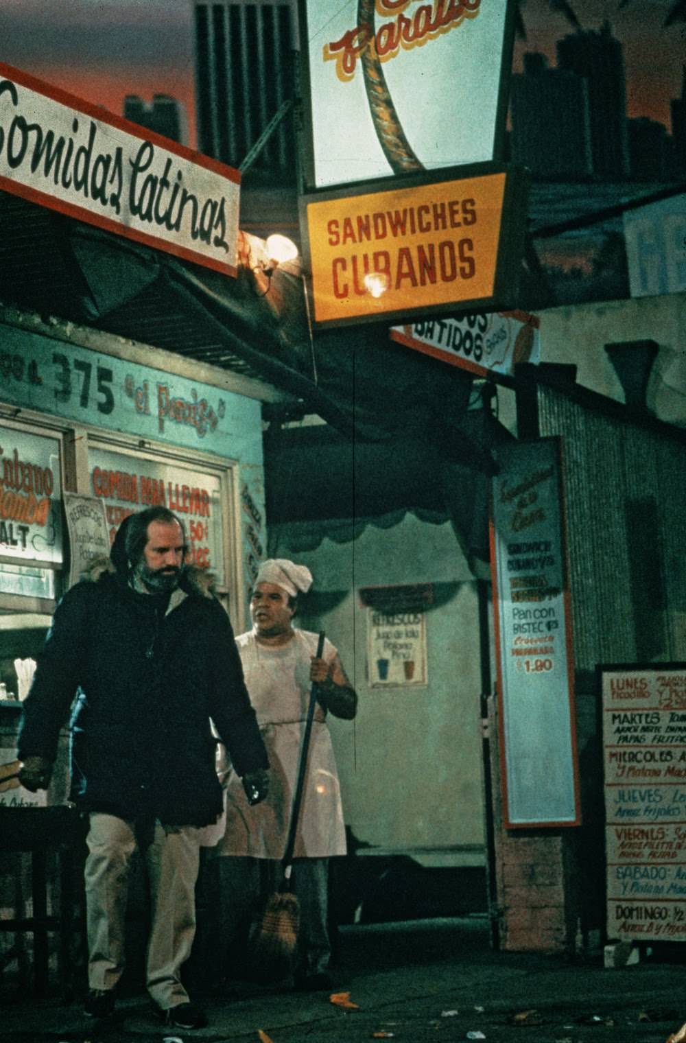 Brian De Palma On Location In A Cuban Neighborhood Of Miami, Scarface, 1983