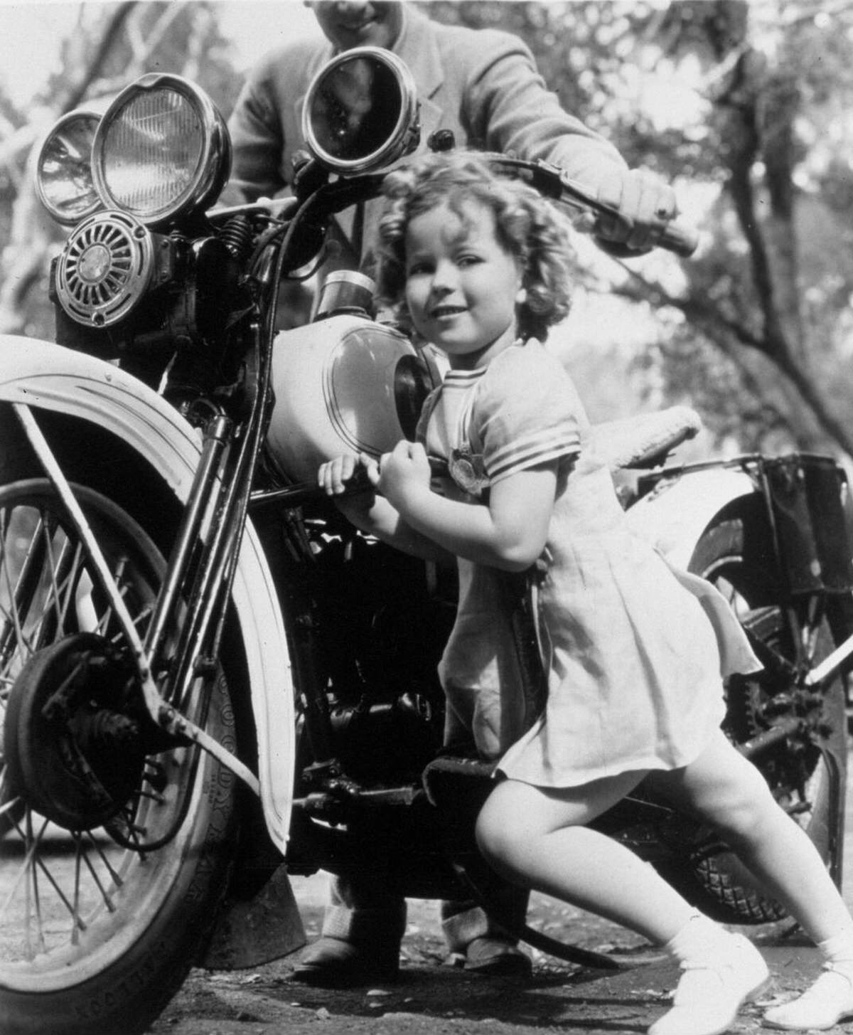 Shirley Temple On A Motorcycle, 1935