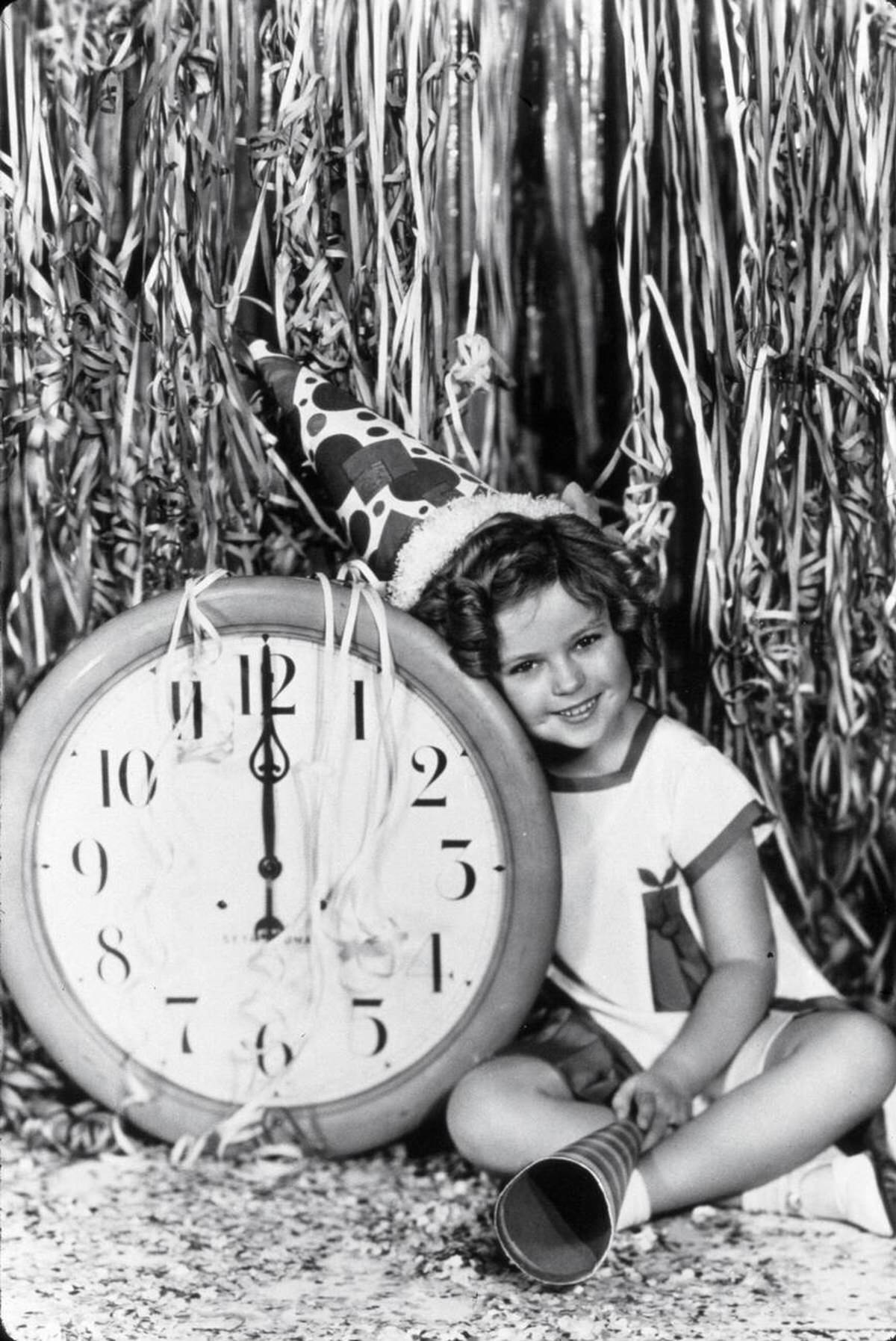 Shirley Temple Celebrating New Year'S Eve, 1935