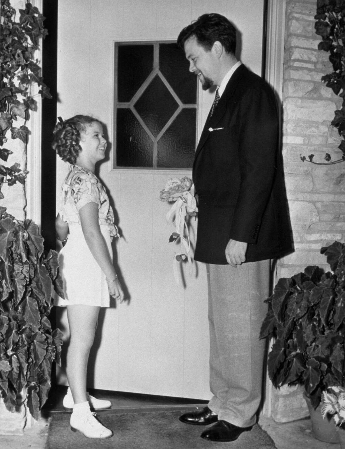 Shirley Temple And Orson Welles In Brentwood, 1937