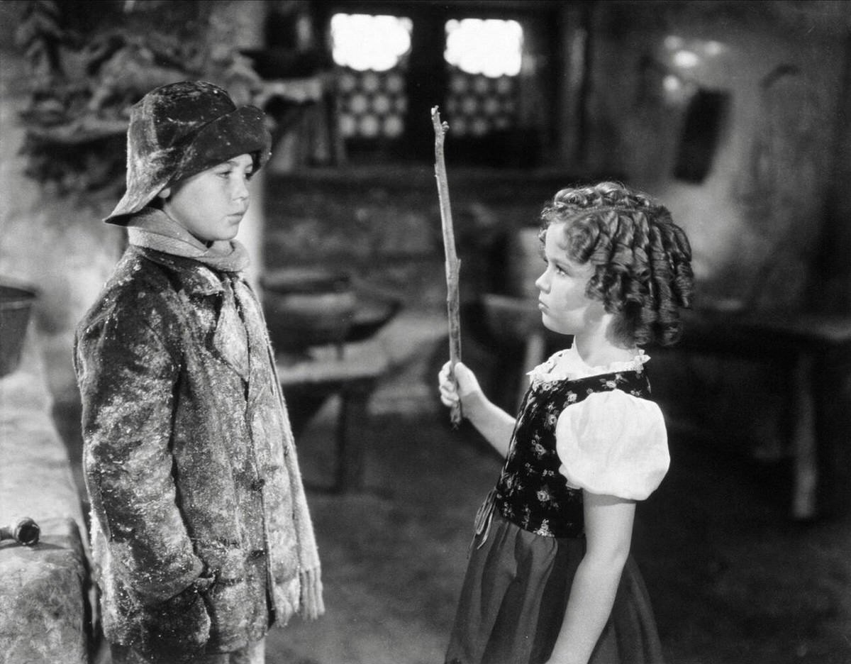 Delmar Watson And Shirley Temple As Peter And Heidi Kramer, Heidi, 1937