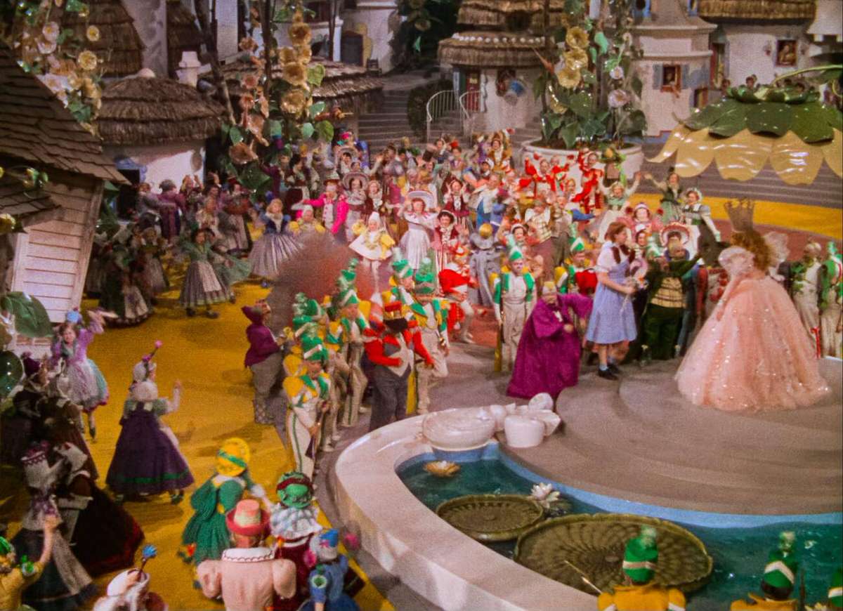 Billie Burke And Judy Garland In A Scene From The Film, The Wizard Of Oz, 1939