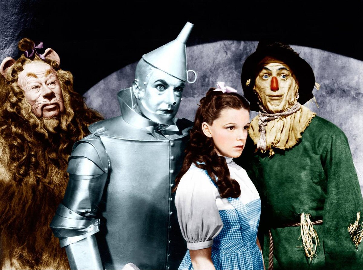 Judy Garland And Ray Bolger, The Wizard Of Oz, 1939