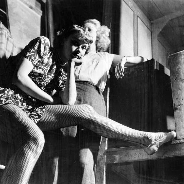 Audrey Hepburn During Auditions For High Button Shoes, London, 1948.