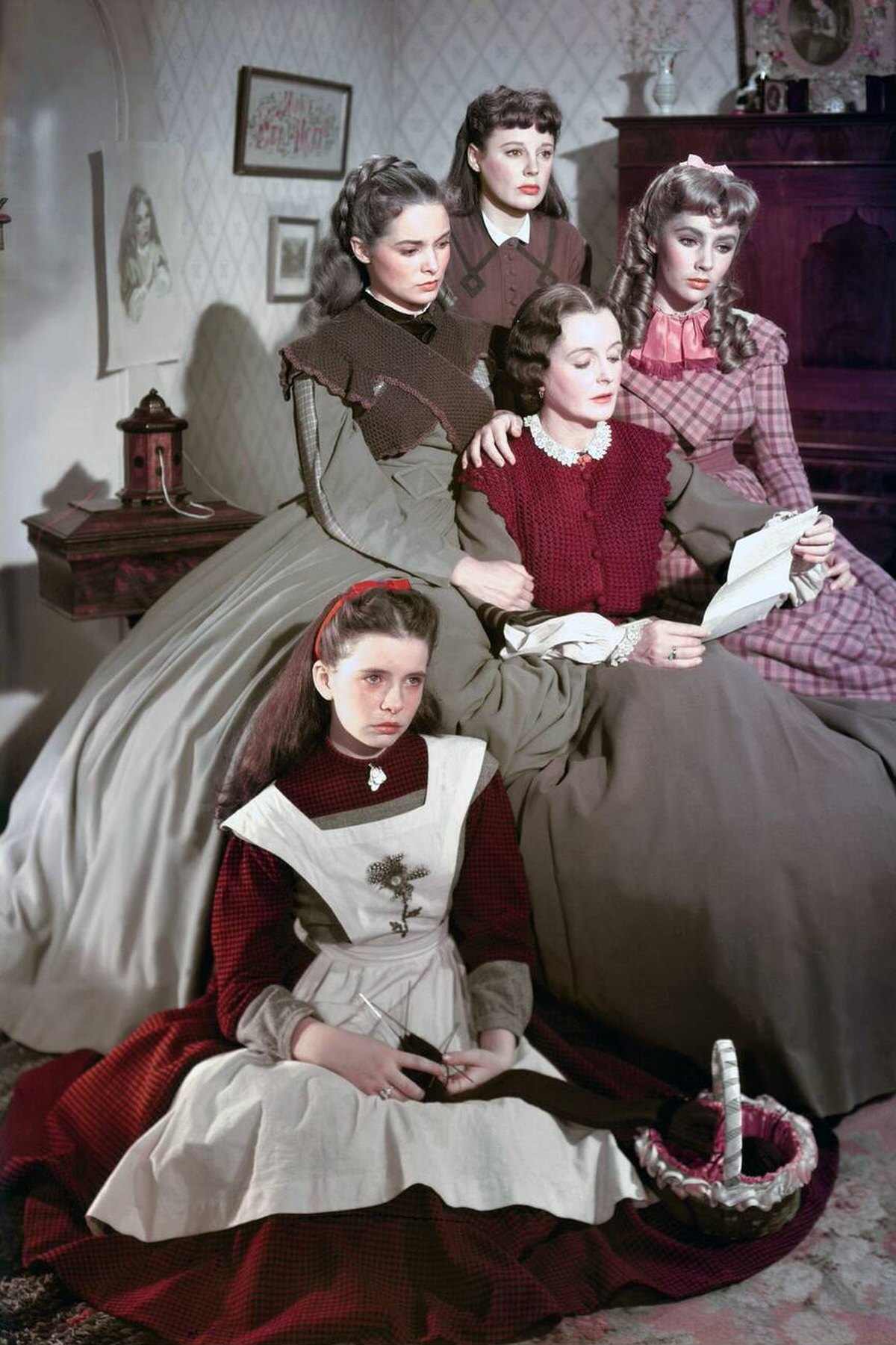 Elizabeth Taylor, Mary Astor, June Allyson, Margaret O'Brien, And Janet Leigh, Little Women, 1949