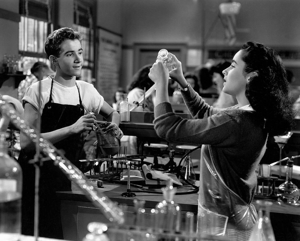 Scotty Beckett And Elizabeth Taylor, Cynthia, 1947