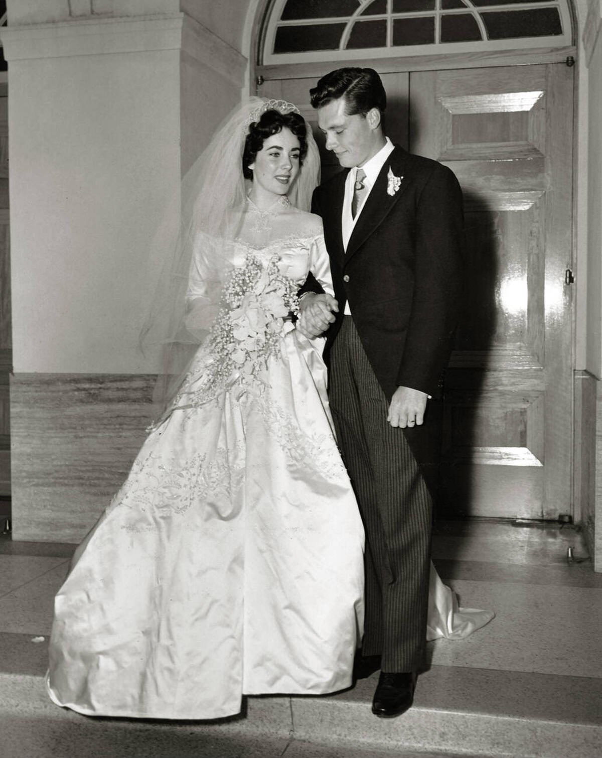 Elizabeth Taylor And Conrad Hilton Jr., 1950